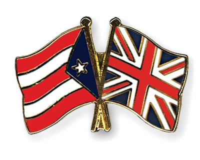Fahnen Pins Puerto-Rico Grossbritannien