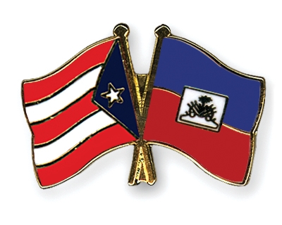 Fahnen Pins Puerto-Rico Haiti