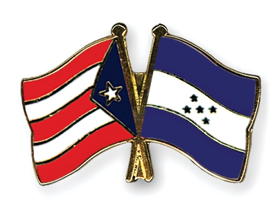Fahnen Pins Puerto-Rico Honduras