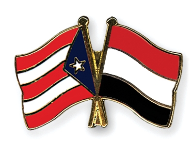 Fahnen Pins Puerto-Rico Jemen