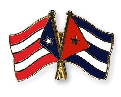 Fahnen Pins Puerto-Rico Kuba