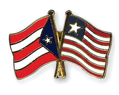 Fahnen Pins Puerto-Rico Liberia