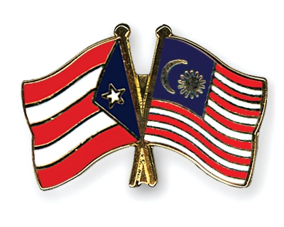 Fahnen Pins Puerto-Rico Malaysia