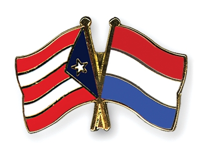 Fahnen Pins Puerto-Rico Niederlande