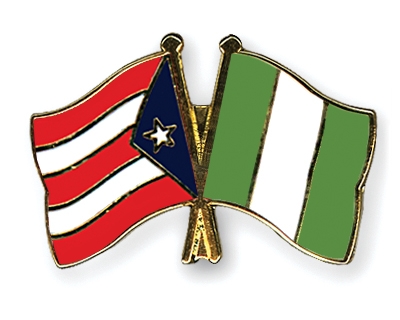 Fahnen Pins Puerto-Rico Nigeria