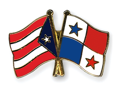 Fahnen Pins Puerto-Rico Panama