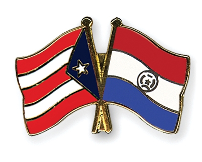 Fahnen Pins Puerto-Rico Paraguay