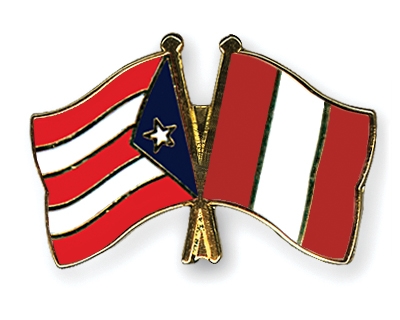 Fahnen Pins Puerto-Rico Peru