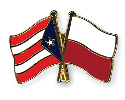 Fahnen Pins Puerto-Rico Polen