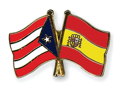 Fahnen Pins Puerto-Rico Spanien