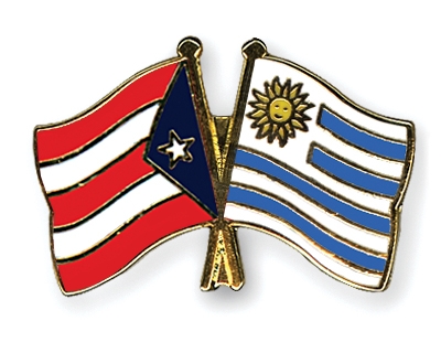 Fahnen Pins Puerto-Rico Uruguay