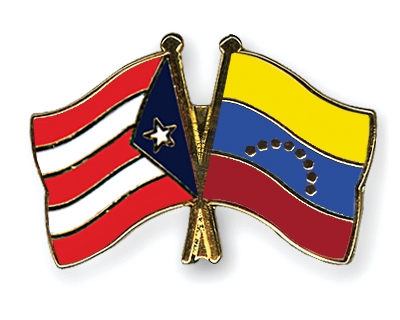 Fahnen Pins Puerto-Rico Venezuela