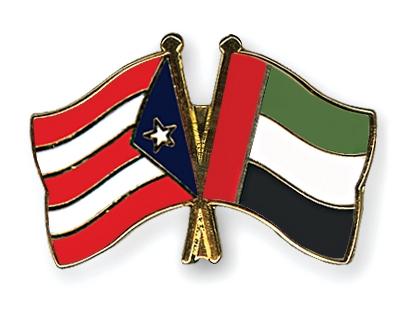 Fahnen Pins Puerto-Rico Ver-Arab-Emirate