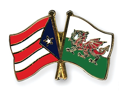 Fahnen Pins Puerto-Rico Wales