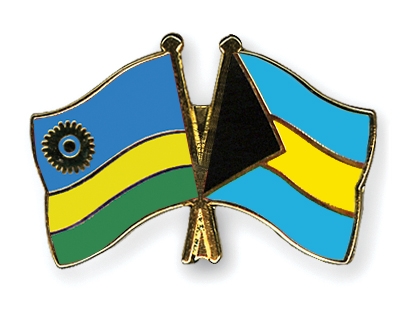 Fahnen Pins Ruanda Bahamas