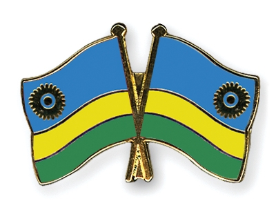 Fahnen Pins Ruanda Ruanda