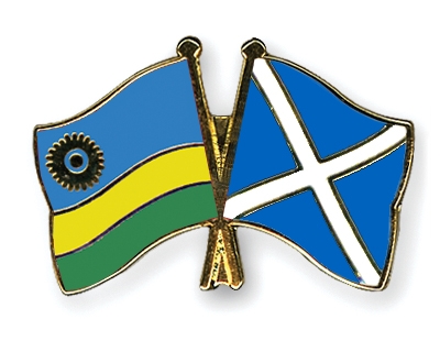Fahnen Pins Ruanda Schottland
