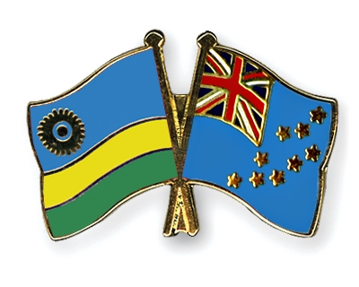 Fahnen Pins Ruanda Tuvalu
