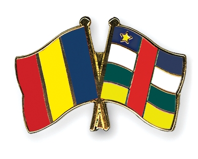 Fahnen Pins Rumnien Zentralafrikanische-Republik