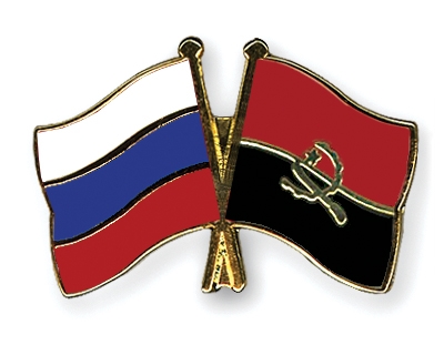 Fahnen Pins Russland Angola