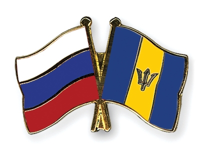 Fahnen Pins Russland Barbados