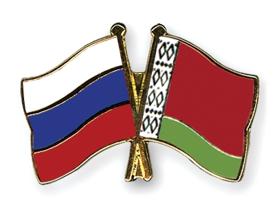 Fahnen Pins Russland Belarus