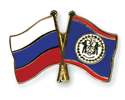Fahnen Pins Russland Belize