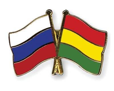 Fahnen Pins Russland Bolivien