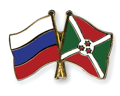 Fahnen Pins Russland Burundi