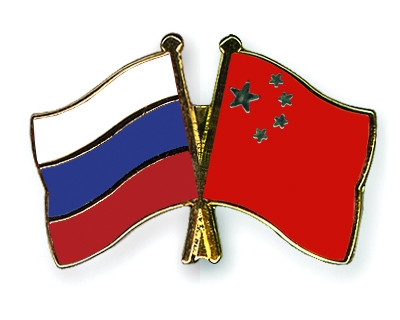 Fahnen Pins Russland China