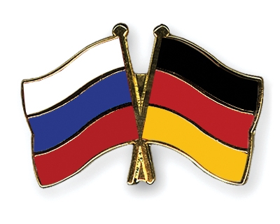Fahnen Pins Russland Deutschland