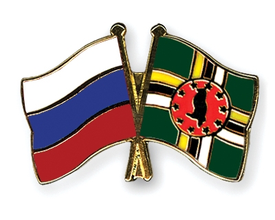 Fahnen Pins Russland Dominica