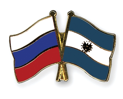 Fahnen Pins Russland El-Salvador