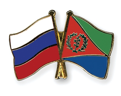 Fahnen Pins Russland Eritrea