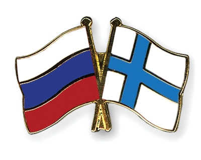 Fahnen Pins Russland Finnland