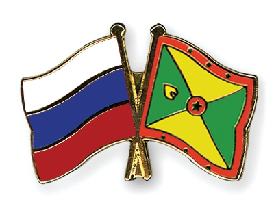Fahnen Pins Russland Grenada