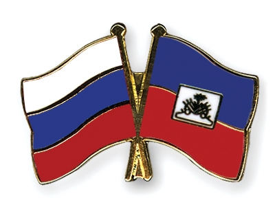 Fahnen Pins Russland Haiti