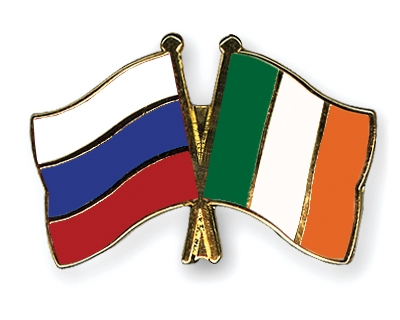 Fahnen Pins Russland Irland