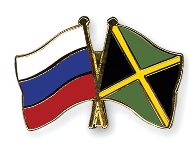 Fahnen Pins Russland Jamaika