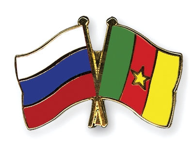 Fahnen Pins Russland Kamerun