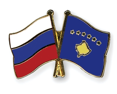 Fahnen Pins Russland Kosovo