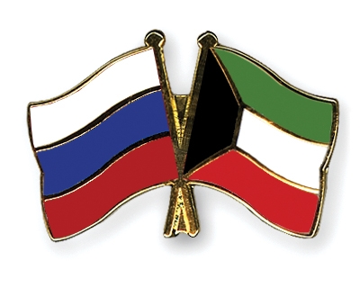 Fahnen Pins Russland Kuwait