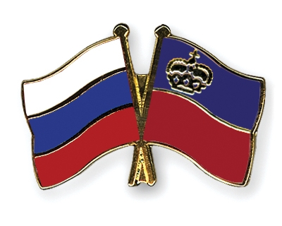 Fahnen Pins Russland Liechtenstein