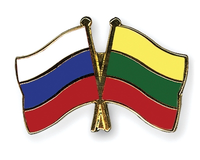 Fahnen Pins Russland Litauen