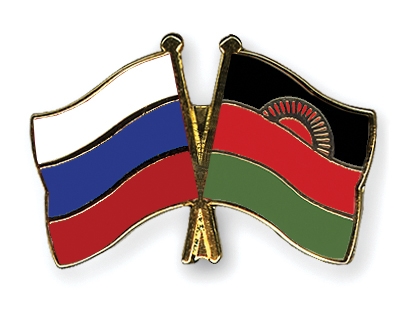 Fahnen Pins Russland Malawi