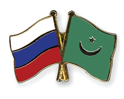 Fahnen Pins Russland Mauretanien