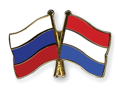 Fahnen Pins Russland Niederlande
