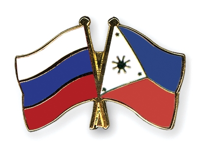 Fahnen Pins Russland Philippinen