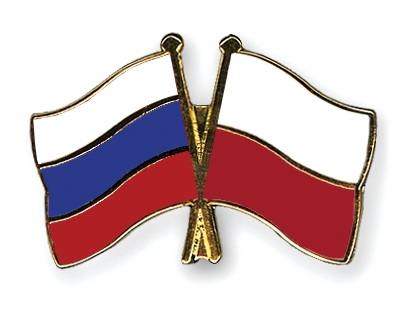 Fahnen Pins Russland Polen