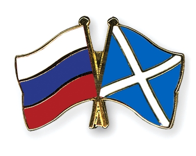 Fahnen Pins Russland Schottland